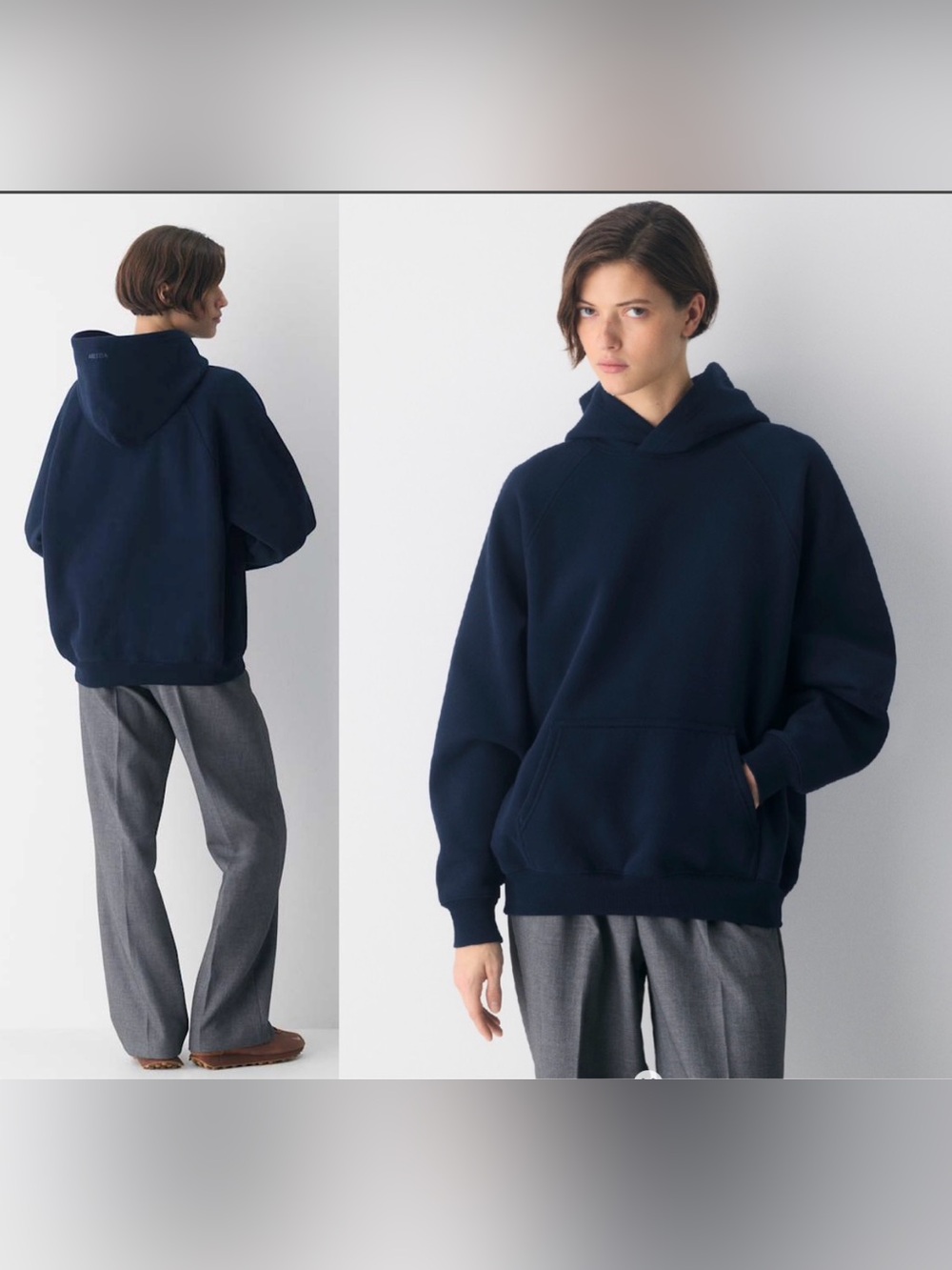 NWOTS Aritzia Cozy Sweatfleece Mega Raglan™ Hoodie Sz M Admiral